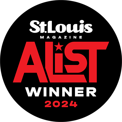 St Louis Magazine A List Winner 2024 Badge